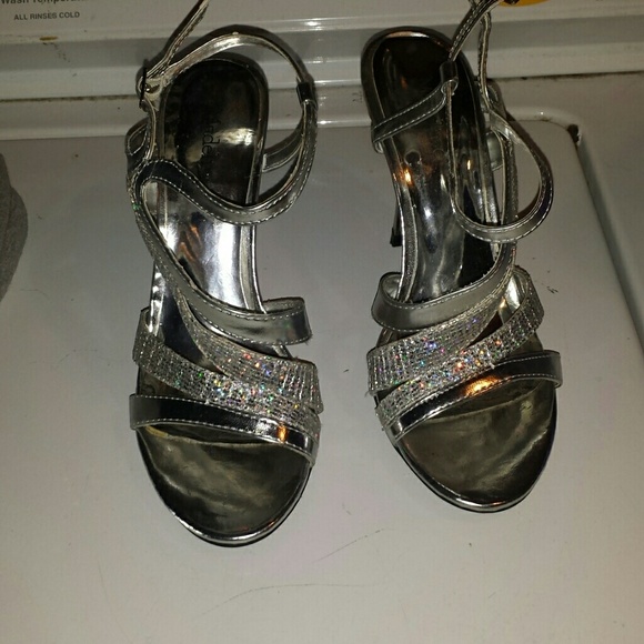 Silver heels