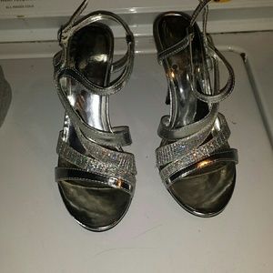 Silver heels