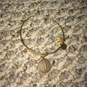 Initial J Alex and Ani bracelet