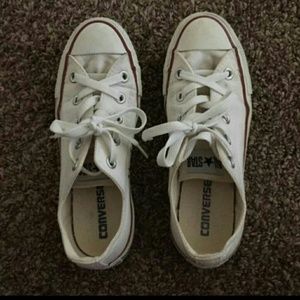 Converse white shoes