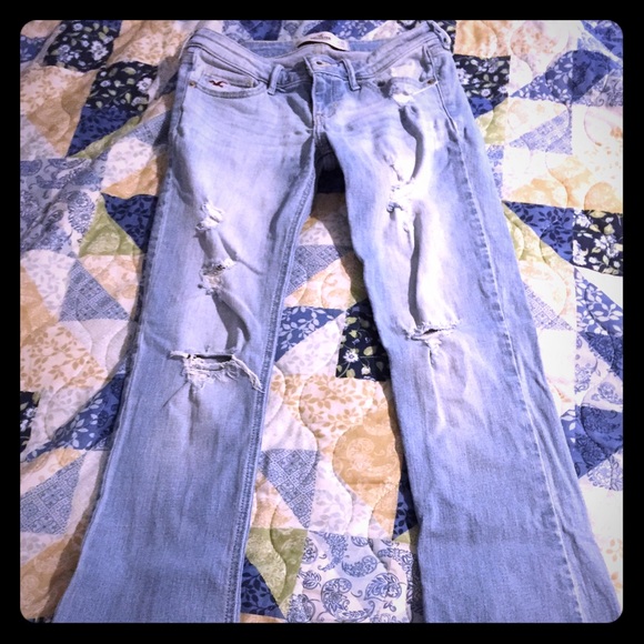 Destroyed Bootcut Jeans