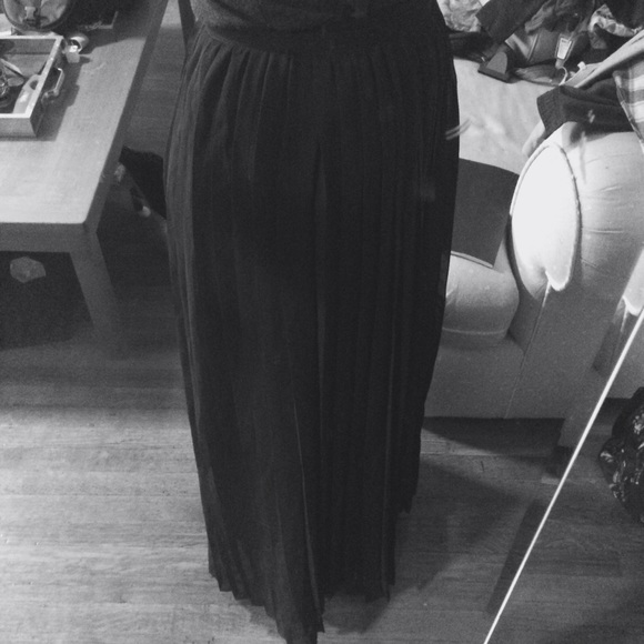 chiffon floor length maxi skirt!