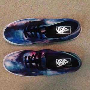 Galaxy vans shoes size 8