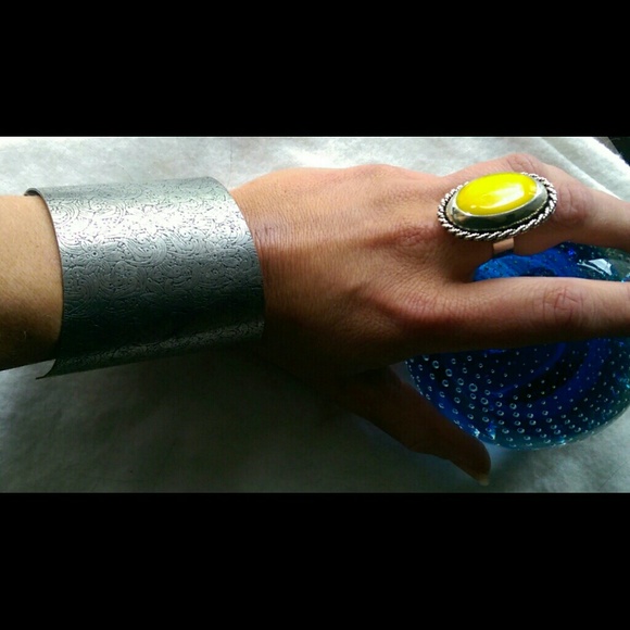 Vintage Jewelry - For MARLANA Vintage Moroccan Silver Cuff Bracelet