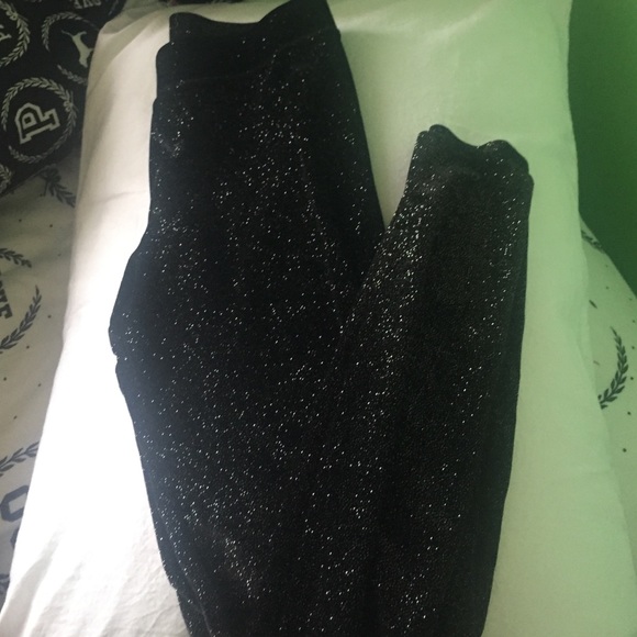 Velour sparkle leggings!