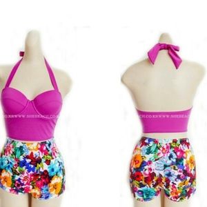 Floral 2 pc Swimsuit