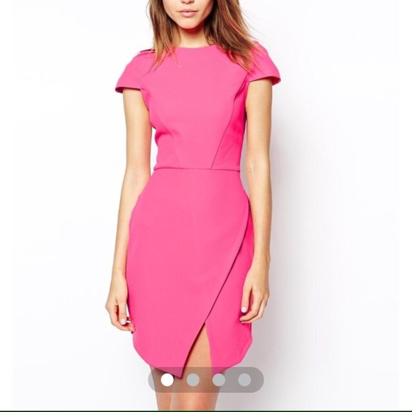 ASOS Shift Dress with Asymmetric Hem