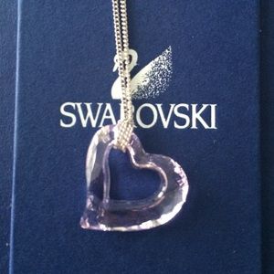 Swarovski Pink Heart Necklace