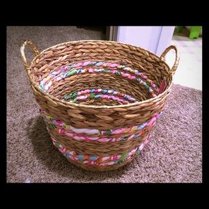 Lily Pulitzer Woven Basket