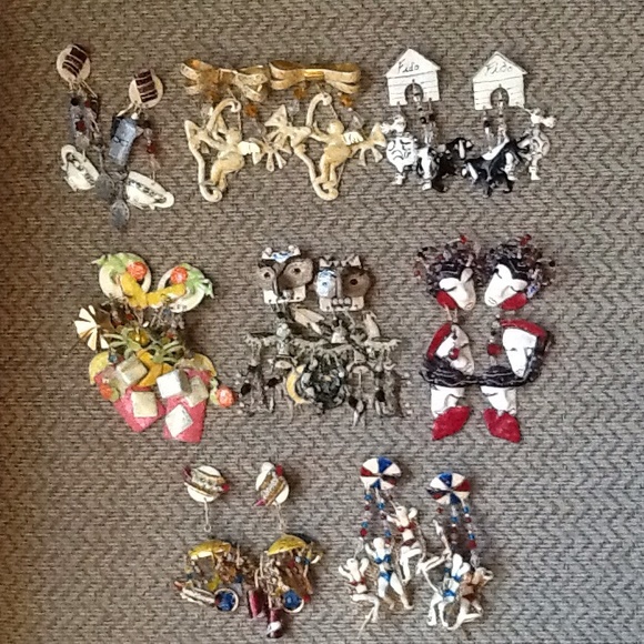 Lunch At The Ritz Jewelry - Final Sale!  LUNCH AT THE RITZ 8 PAIR EARRING LOT