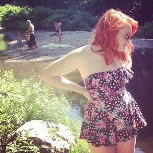 Vintage Polka-Dot Bathing Suit