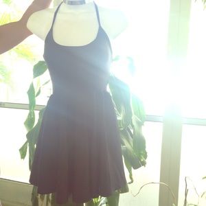 American Apparel Nylon Tricot Skater Dress Size S