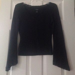 Black Long Sleeve Express Top