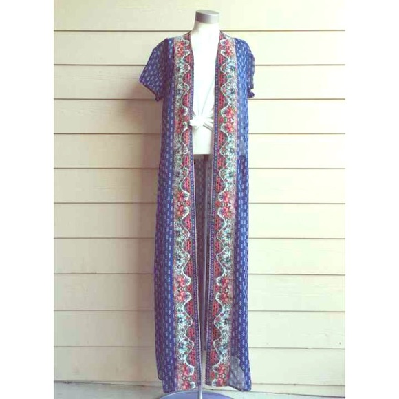 Long vintage kimono