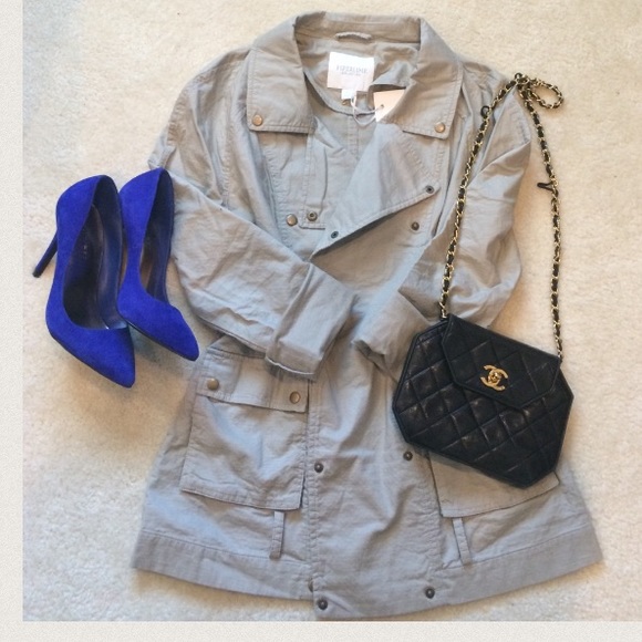 Gorgeous khaki utility jacket