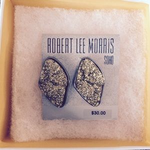 Robert Lee Morris Rock Earrings
