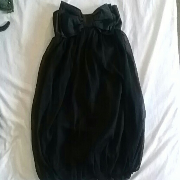 Black Dress with Bow