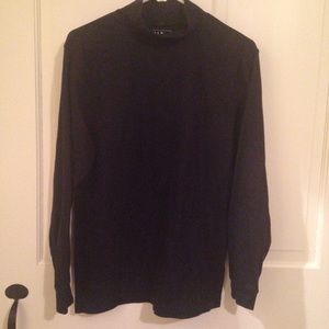 Black LL bean turtleneck
