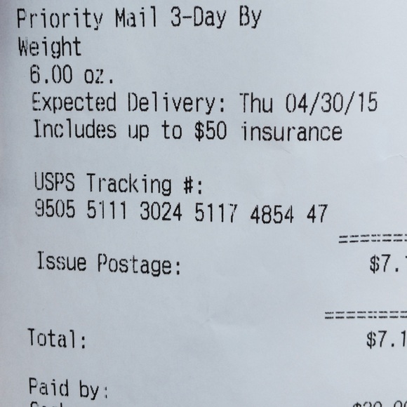 shipping proof