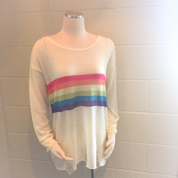Rainbow Striped Sweater