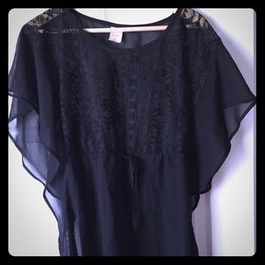 Xhilaration Black Cover Up