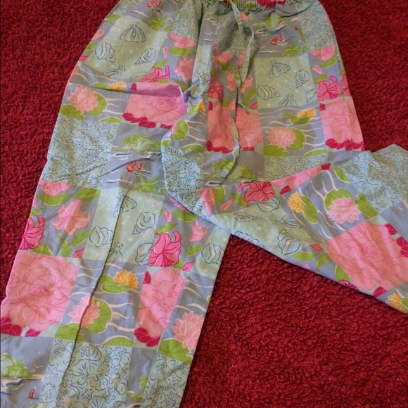 Lily Pulitzer like pajama pants