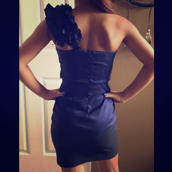 Navy Blue Party Dress - Picture 1 of 2