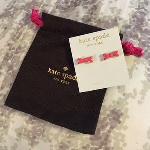 *NEW* Kate Spade Pink Bow Earrings