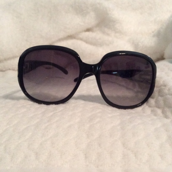 Bvlgari Black sunglasses with rhinestones.