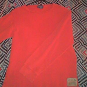 Boy's Ralph Lauren orange long sleeve shirt.