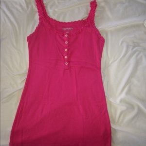 Cute pink tank top