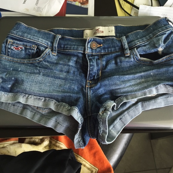 hollister jean shorts