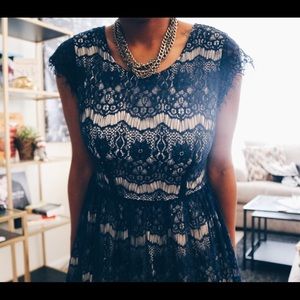 Eyelash lace dress