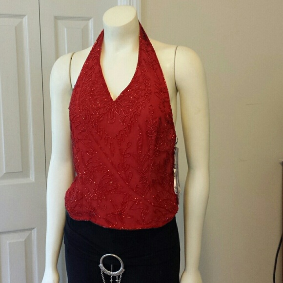 Halter Red Top