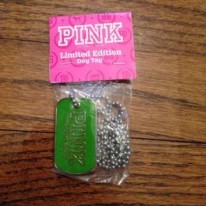 Limited Edition PINK Dog Tag Necklace