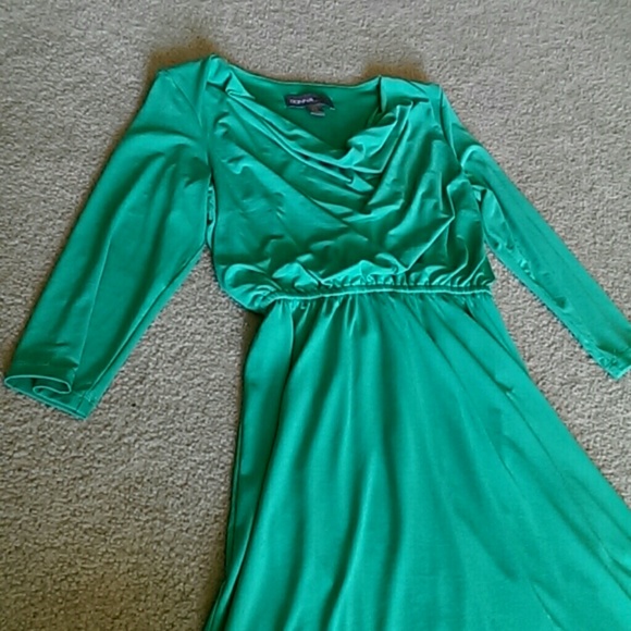 Green dress