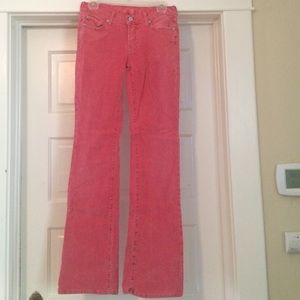 7 For All Mankind Pink Corduroy