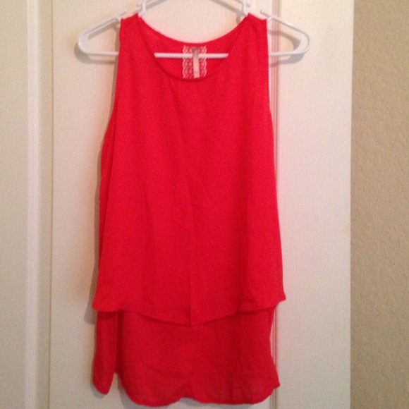 Coral Blouse
