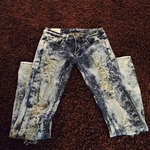 Destroyed bluejeans