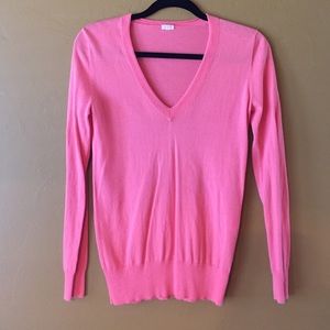 Coral J.Crew sweater