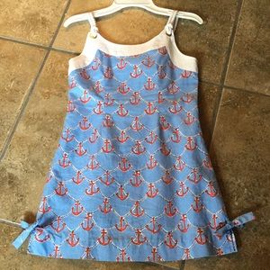 Little Lilly Pulitzer anchors away dress