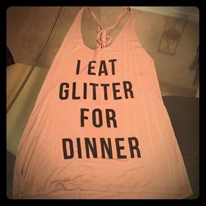 Flowy tank with back detail