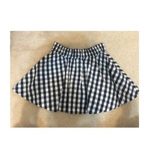 Plaid skater skirt