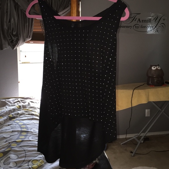 Racer back tank with studded front - Picture 2 of 3