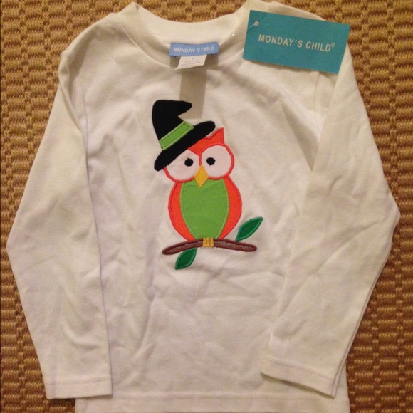 Monday's Child (Halloween owl) shirt
