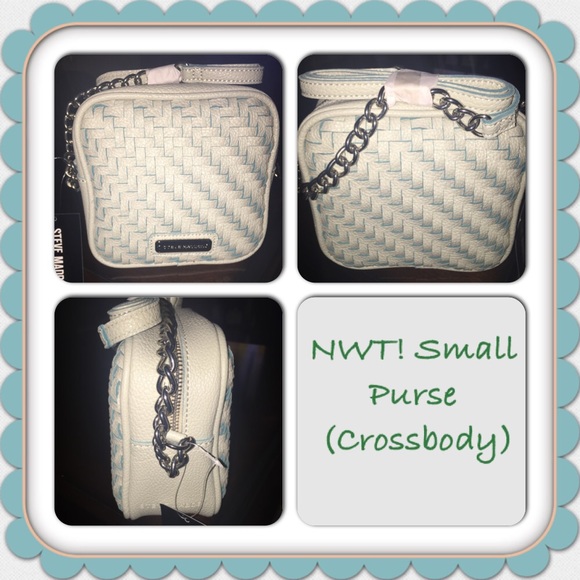 Steve Madden Handbags - NWT! Gorgeous small cross body purse Taupe Color💖