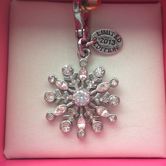 Limited edition snowflake juicy couture charm