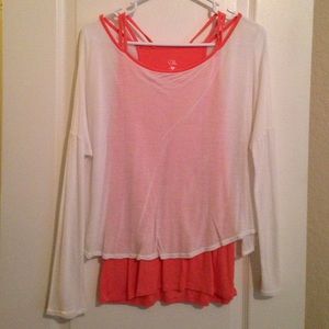 Women's long sleeved workout Top