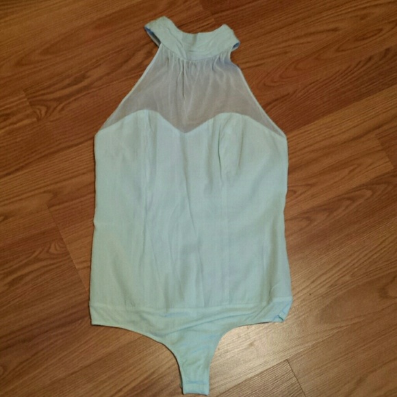 Bebe one piece silk top, NWOT,  size xs - Picture 1 of 4
