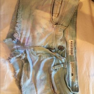 Bullhead tie dye shorts